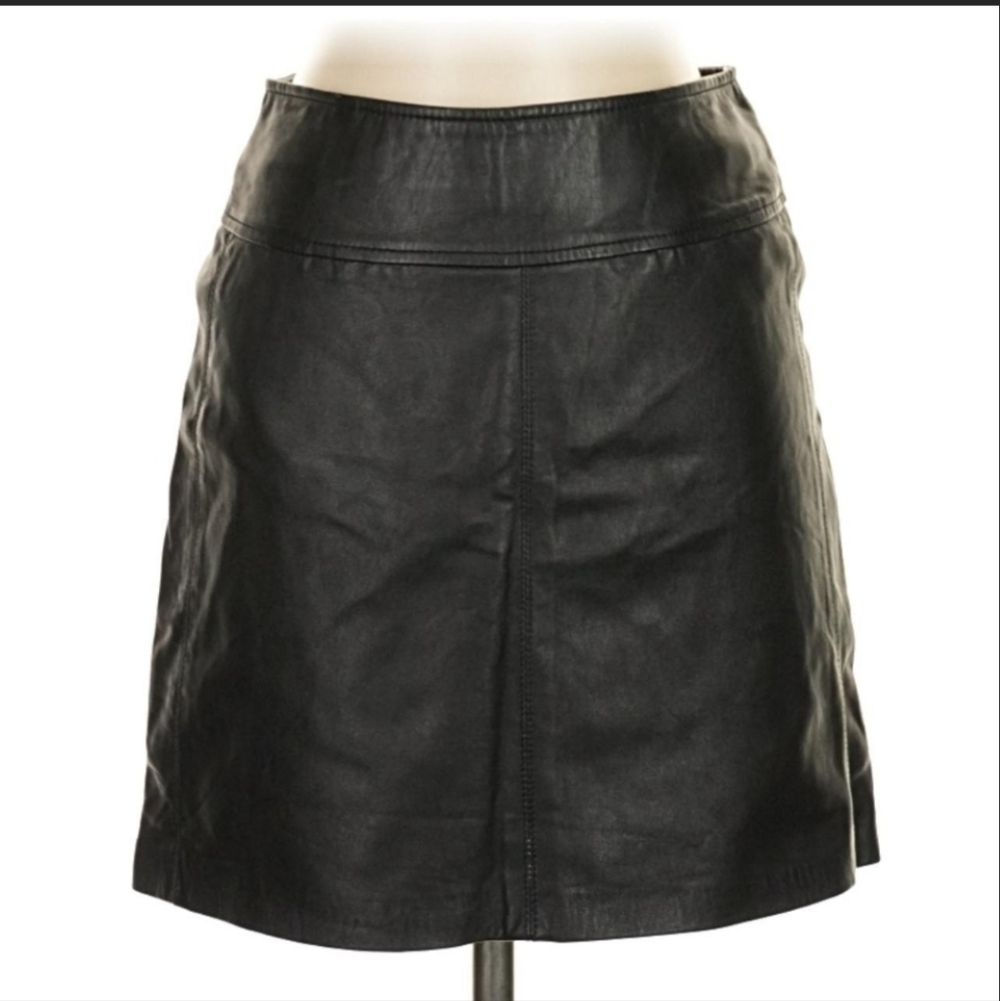 bebe leather skirt size 2